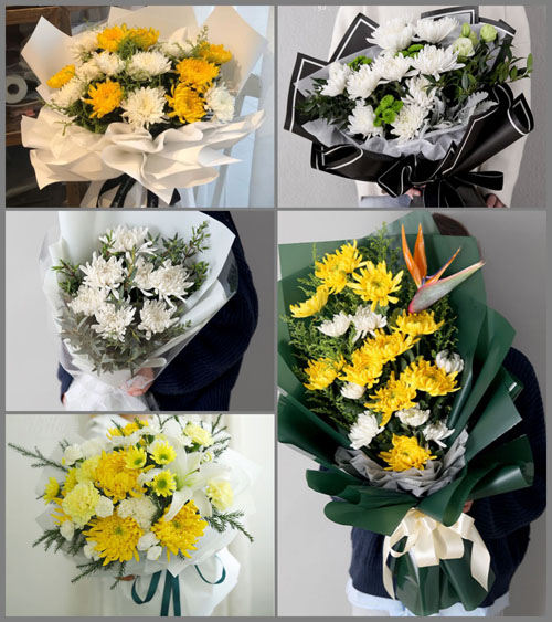 贵州毕节市大方县绿塘乡白事花束代送